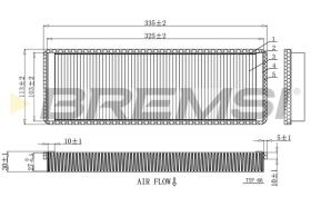 BREMSI FC1915 - FILTER