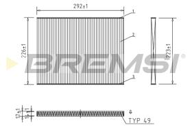 BREMSI FC1919 - FILTER