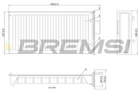 BREMSI FC1944C - CABIN FILTER CITROEN