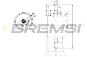 BREMSI FE0035 - FILTER