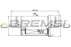 BREMSI FE0061 - A