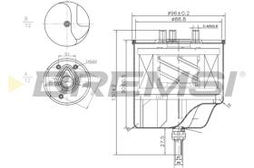 BREMSI FE0156 - A