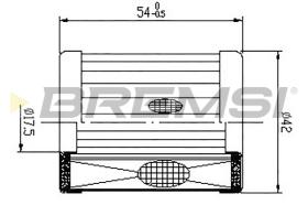 BREMSI FE0327 - FUEL FILTER