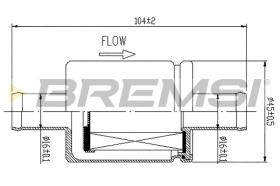 BREMSI FE0328 - FUEL FILTER