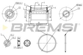 BREMSI FE0342 - A