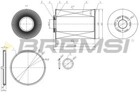 BREMSI FE0344 - A