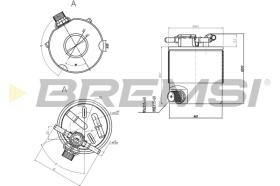 BREMSI FE0357 - A