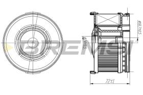 BREMSI FE0367 - FUEL FILTER MERCEDES-BENZ