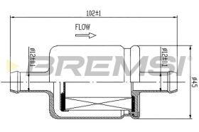 BREMSI FE0759 - FUEL FILTER