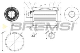 BREMSI FE0763 - FILTER