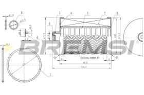 BREMSI FE0771 - FILTER
