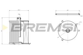 BREMSI FE0805 - FILTER