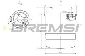 BREMSI FE0820 - FILTER