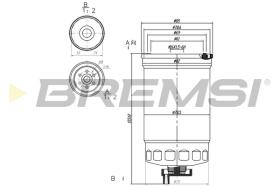 BREMSI FE0826 - FILTER