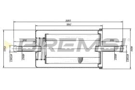 BREMSI FE0841 - FUEL FILTER FIAT