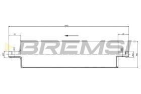 BREMSI FE1017 - FUEL FILTER AUDI