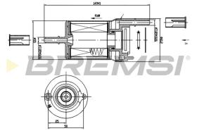 BREMSI FE1018 - A