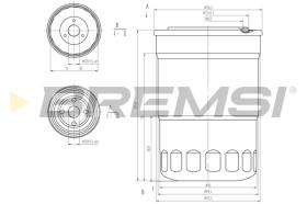 BREMSI FE1315 - FILTER