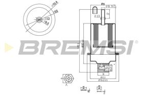BREMSI FE1317 - FUEL FILTER HYUNDAI
