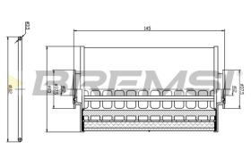 BREMSI FE1841 - FUEL FILTER MERCEDES-BENZ