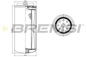 BREMSI FE1852 - FUEL FILTER DAF