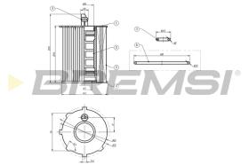 BREMSI FL0022 - A