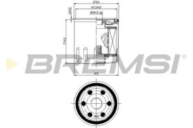 BREMSI FL0145 - FILTER