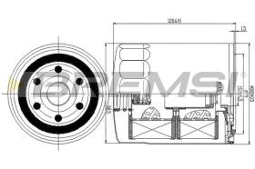 BREMSI FL0711 - FILTER