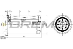 BREMSI FL0758 - FILTER