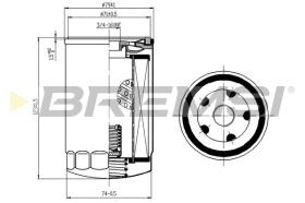 BREMSI FL1306 - FILTER