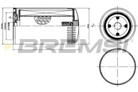 BREMSI FL1429 - FILTER