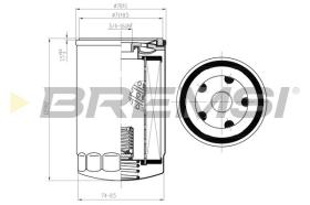 BREMSI FL1439 - FILTER