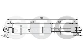 STC T446813 - MUELLE NEUMáTICO CAPó AROSA