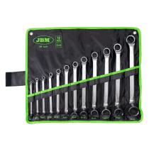 JBM 54119 - KIT DE 12 LLAVES DE ESTRELLA ACODADAS 12 CANTOS