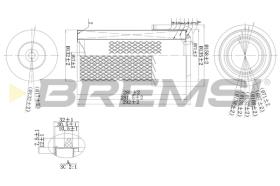 BREMSI FA1669 - CONO MONTAJE FUELLE 88 MM