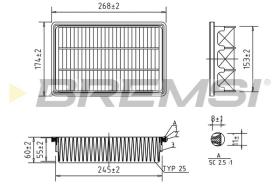 BREMSI FA2341 - FILTER