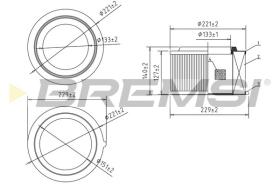 BREMSI FA2347 - FILTER