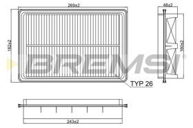 BREMSI FA2394 - FILTER