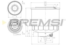 BREMSI FE2475 - FUEL FILTER ISUZU