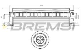 BREMSI FL2350 - OIL FILTER MERCEDES-BENZ