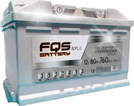 FQS BATTERY FQS65PL0 - BATERIA PLATINUM LB2 12V 65AH 600A EN + D 242 X 175 X 175