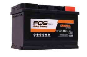 FQS BATTERY FQS75A0 - BATERIA ORIGINAL L3 12V 75AH 680A EN + D 278 X 175 X 190
