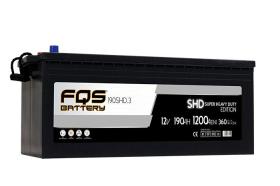 FQS BATTERY FQS190SHD3 - BATERIA SHD B 12V 190AH 1200A EN + I