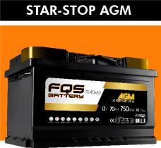 START-STOP AGM  FQS BATTERY